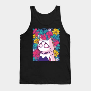 CatSoki WhiteCat Tank Top